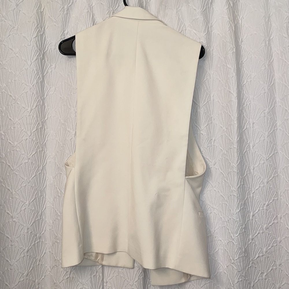 Zara Basic Off White Blazer - image 2